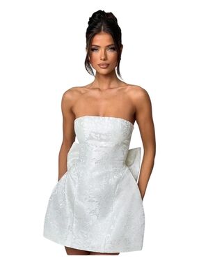 Babyboo Elenora Mini Dress In Ivory Size XS NWT